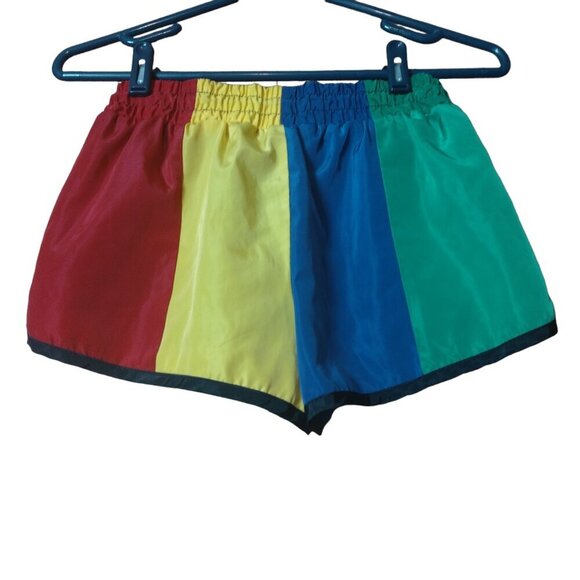 Forever 21 Women's Small Wide Striped Elastic Waist Running Casual Shorts - Picture 3 of 3